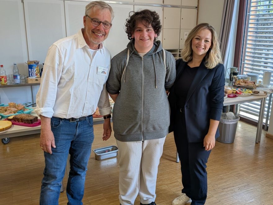 Stellvertretende Bürgermeisterin, Schulleiter, Schüler